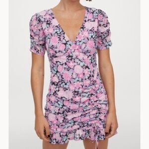 H&M Floral Mini Dress Size XS